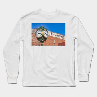 Town Clock, Lincoln Nebraska Long Sleeve T-Shirt